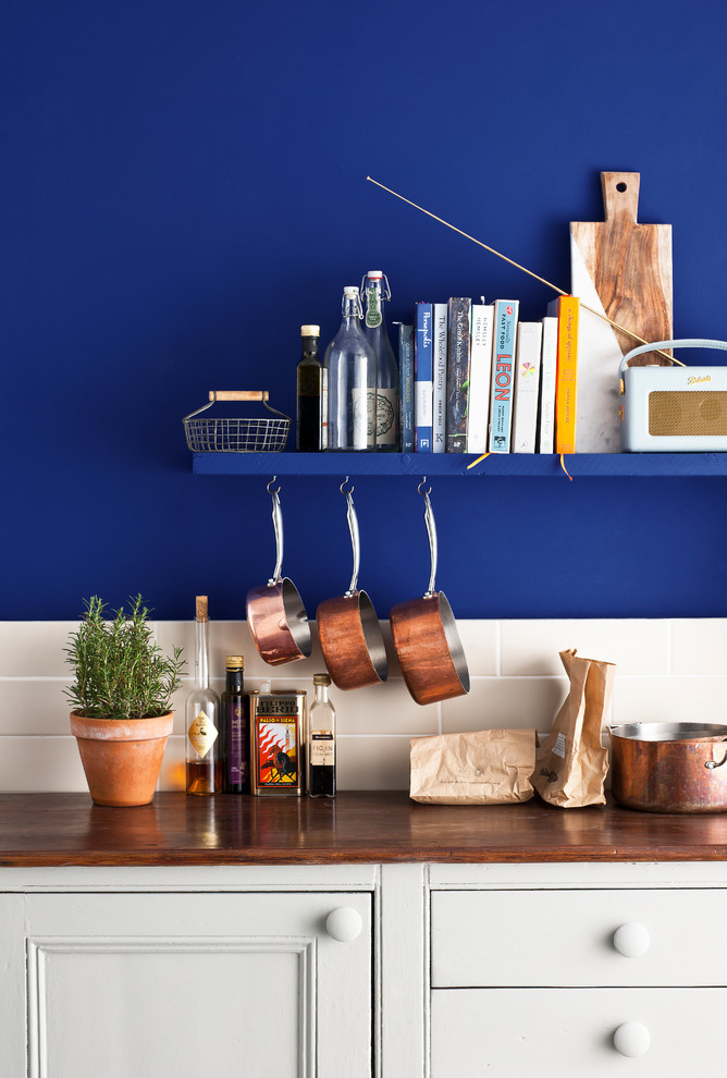 Napoleonic Blue Kitchen By Annie Sloan Contemporary Interiors Houzz Napoleonic Blue Kitchen By Annie Sloan, Annie Sloan Blue Kitchen Cabinets