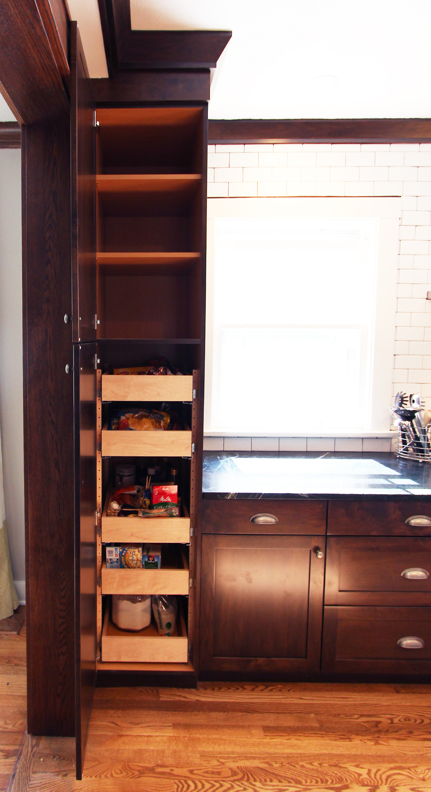 Narrow Pantry $100 Transformation — Before & After Photos