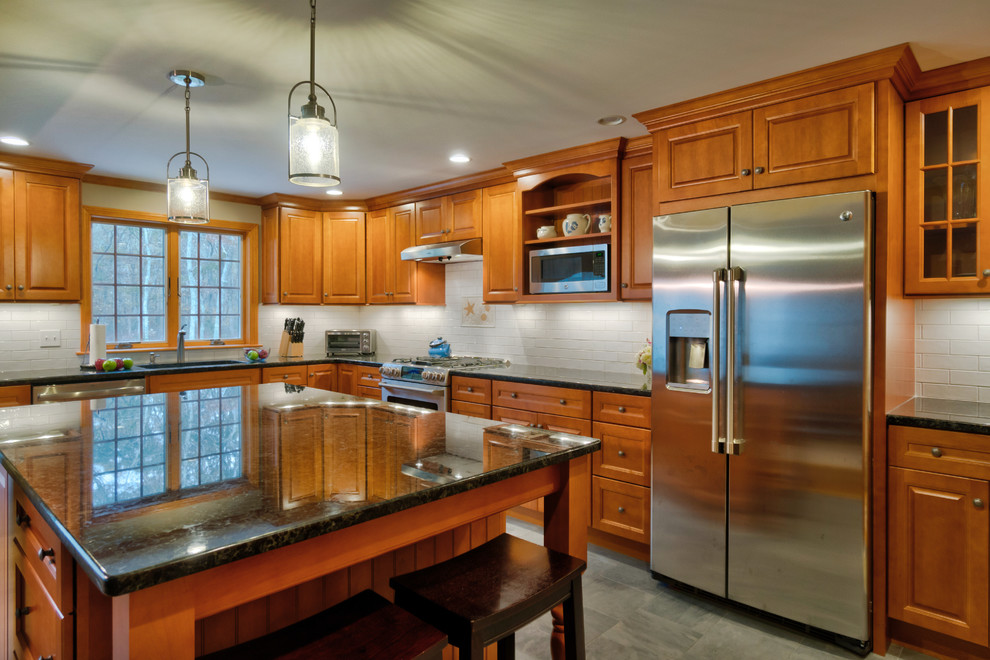 Natural Maple Kitchen - Traditional - Kitchen - Boston - by White Wood ...