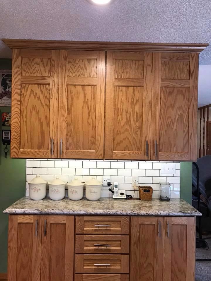 Natural Oak Cabinets - Transitional - Kitchen - Minneapolis - by Wood-n ...