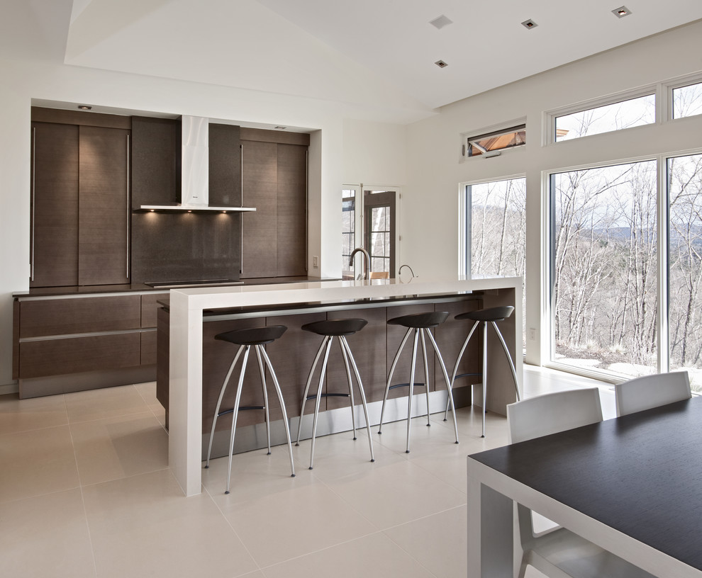 This is an example of a contemporary kitchen in Ottawa.