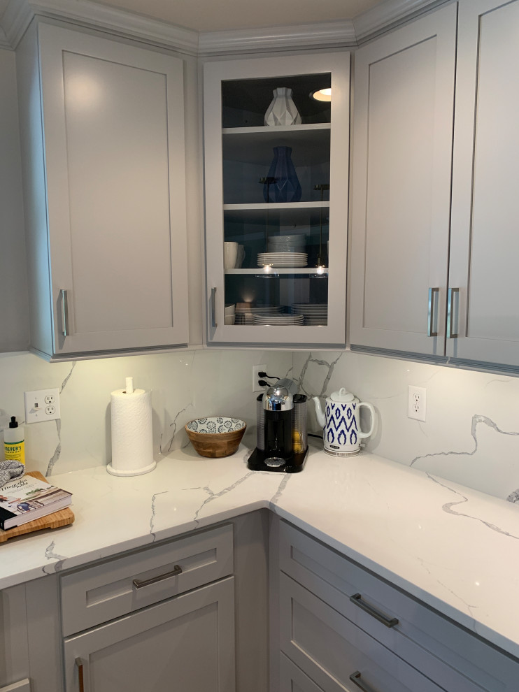 Navy & Gray Kitchen Remodel Transitional Kitchen Philadelphia