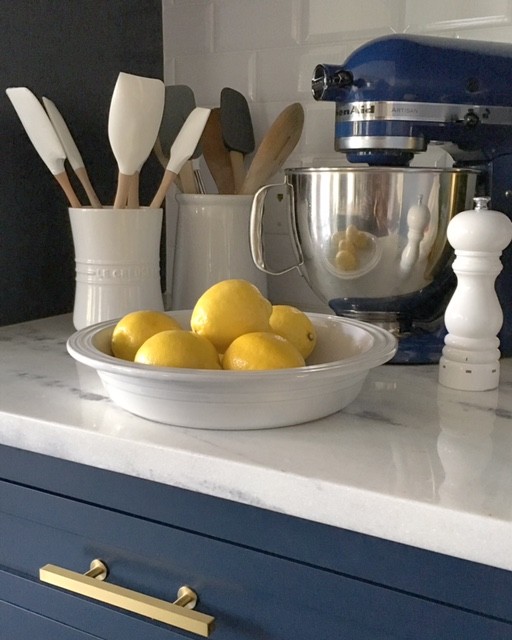 Navy Blue Kitchen Design, Alexandra Lauren Interior Design, Jackson