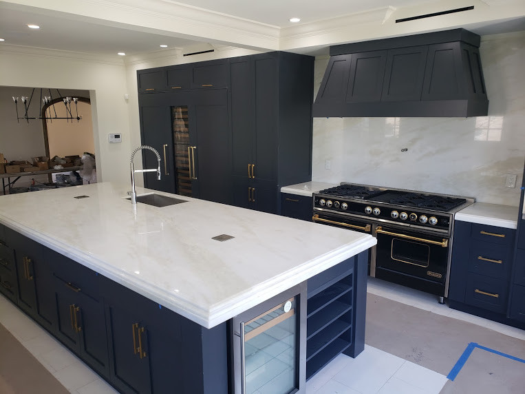 Navy Blue Kitchen - Contemporary - Kitchen - Miami - by Vanbert ...