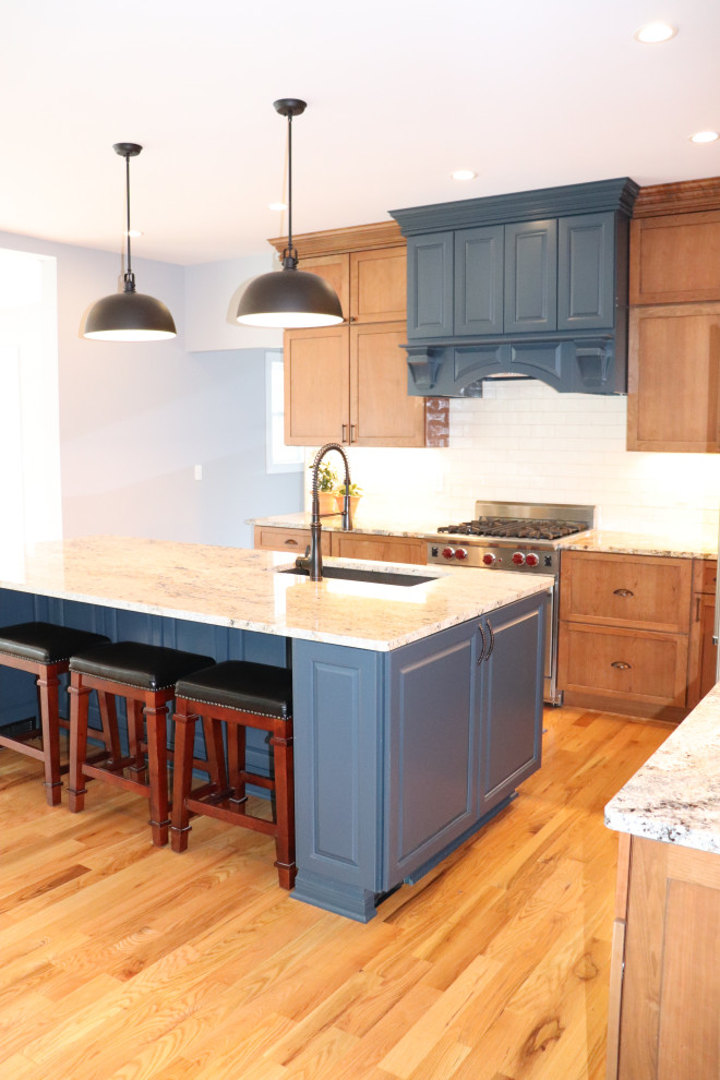 Navy Grotto hood - Transitional - Kitchen - New York - by Monarch ...