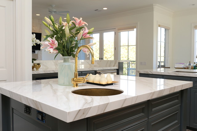 Neolith Calacatta Gold Contemporary Kitchen Austin By Austin