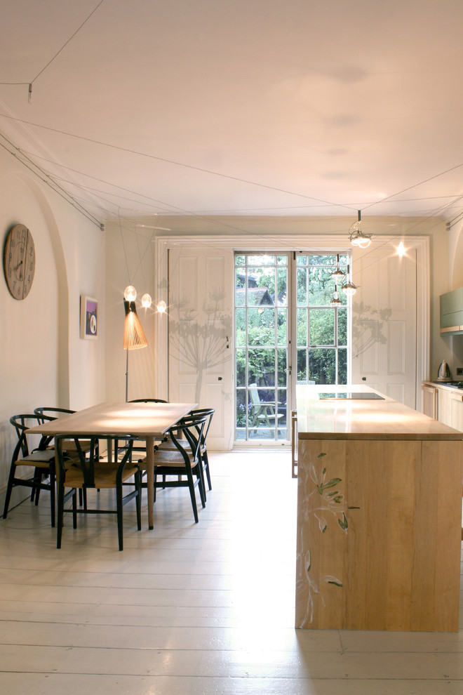 This is an example of an eclectic kitchen in Oxfordshire.