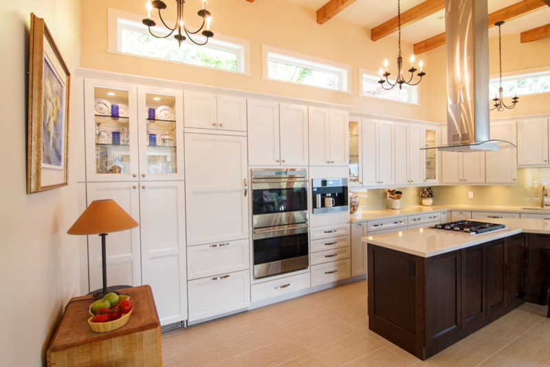 New Before And After Kitchen, Deep Cove - Traditional - Kitchen 