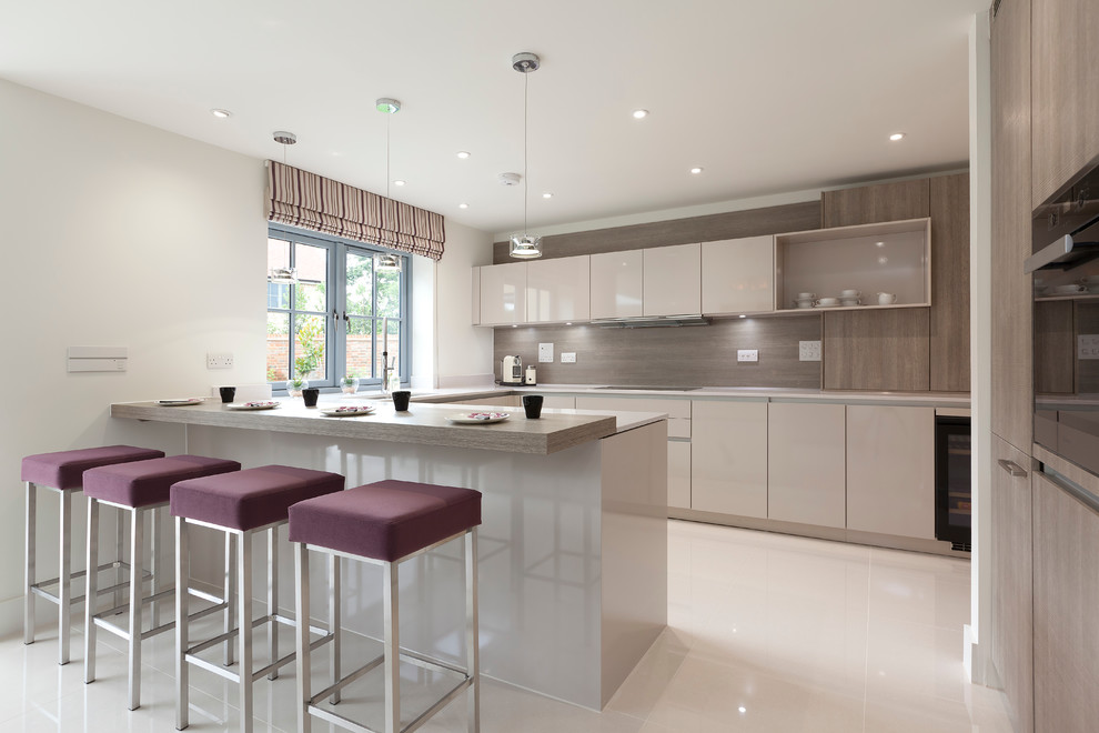 New build house Prinsted, Emsworth, Hampshire Contemporary Kitchen
