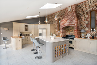 75 Beautiful Grey Kitchen With Wood Worktops Ideas Designs August 2021 Houzz Uk