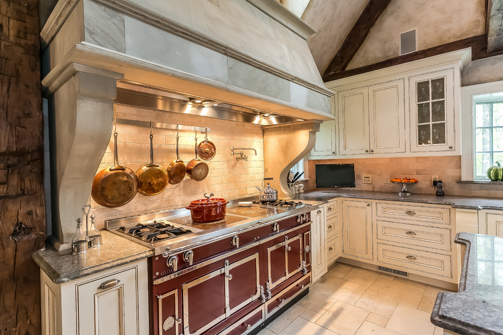 New Canaan French Country Transformation - Eclectic - Kitchen - New ...