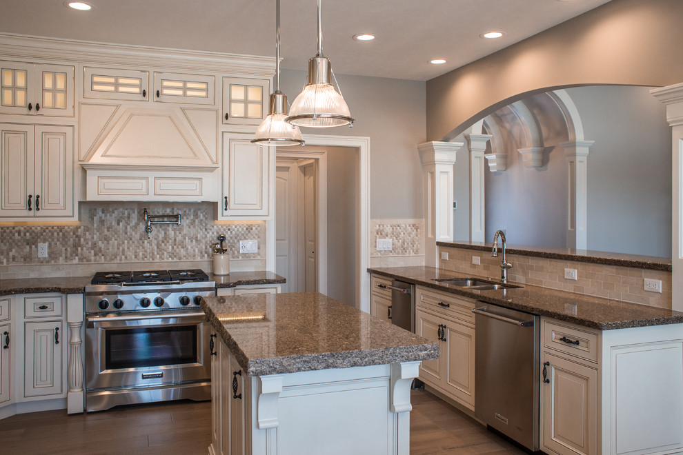 New Construction Kitchen Cleveland by Vanessa D Interiors, LLC