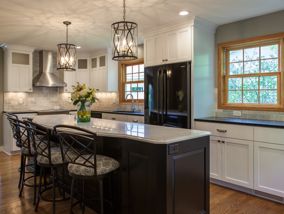 New England Colonial Kitchen - Transitional - Kitchen - Minneapolis ...