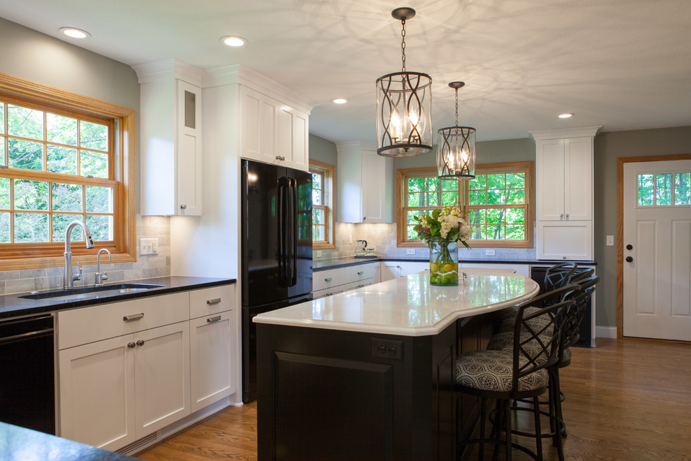 New England Colonial Kitchen - Transitional - Kitchen - Minneapolis ...