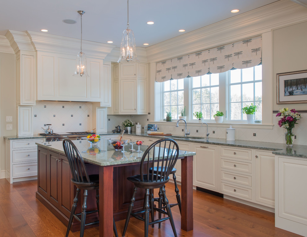 New England Colonial - Traditional - Kitchen - Boston - by Old ...
