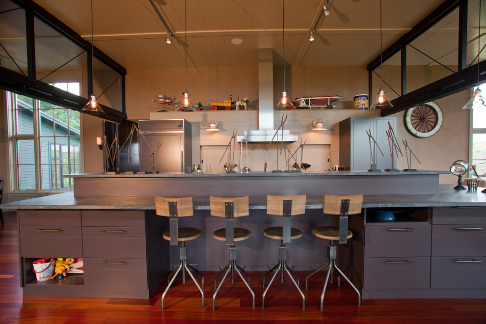 Design ideas for a modern kitchen in Boston.