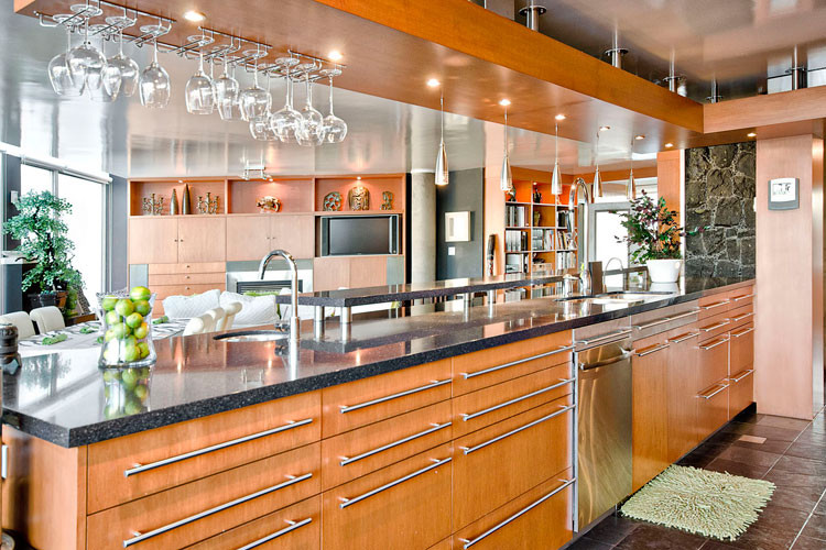 New Westminster Penthouse Contemporary Kitchen Vancouver by The