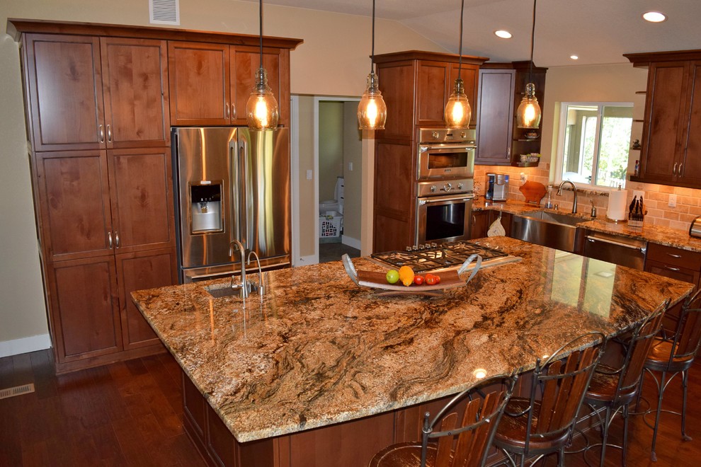 Normandy Circle Transitional Kitchen Denver by BKC Kitchen and