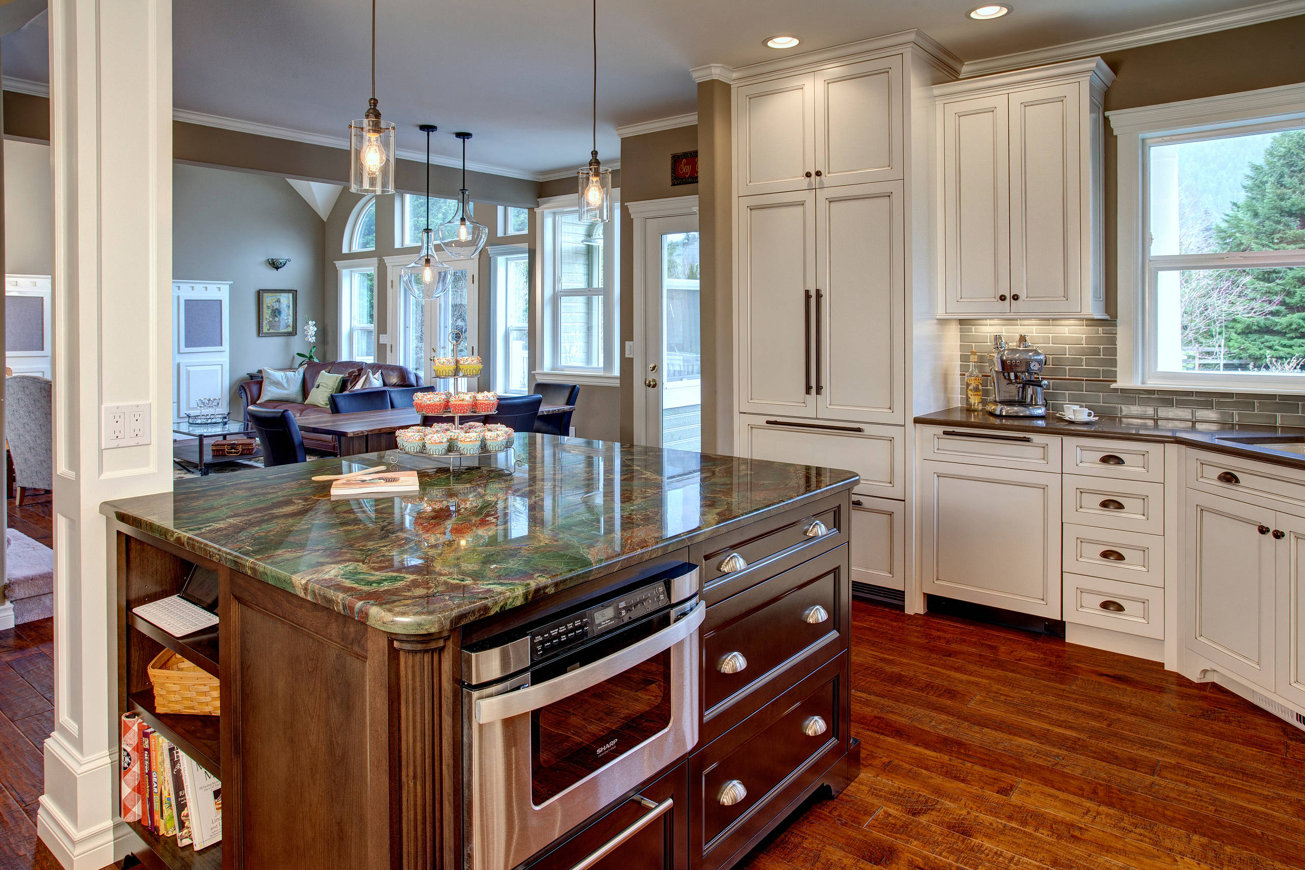 Cool white kitchen cabinets with gray glaze White Cabinets Gray Glaze Houzz