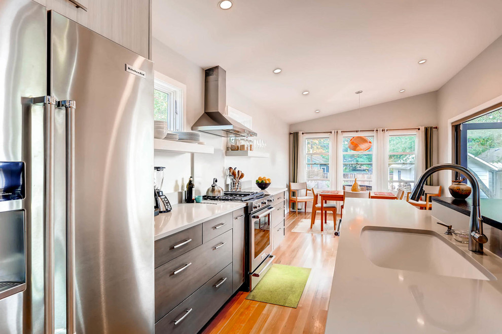 North Boulder Whole House Renovation with Modern Kitchen Midcentury