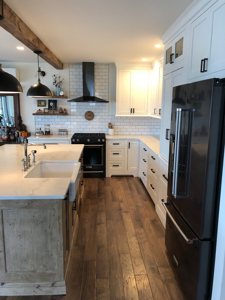 North End Kitchen Remodel Farmhouse Kitchen Seattle by