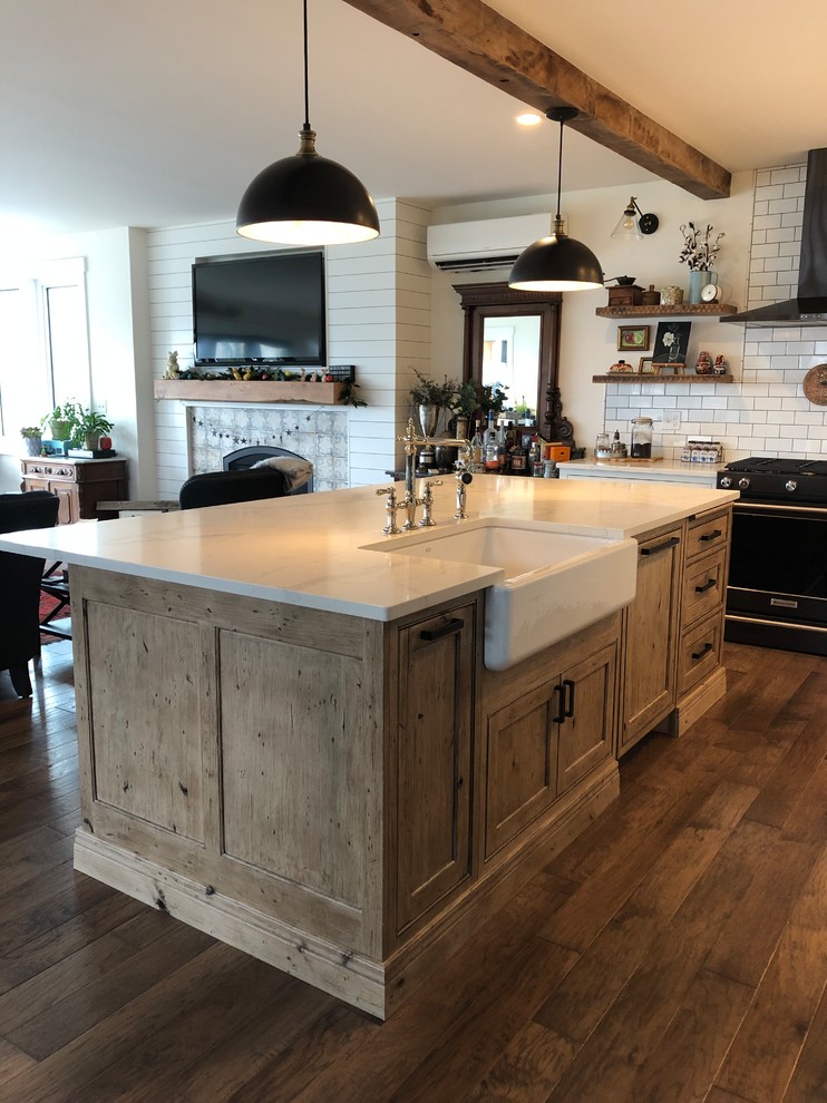 North End Tacoma Kitchen Remodel Farmhouse Kitchen Seattle By Studio Home Houzz