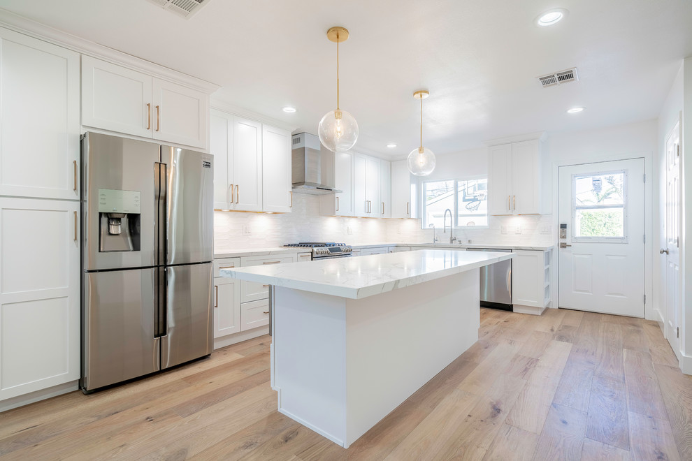 North Hollywood Kitchen Remodel - Transitional - Kitchen - Los Angeles - by South Land ...