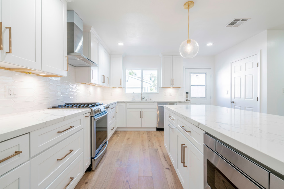 North Hollywood Kitchen Remodel - Transitional - Kitchen - Los Angeles - by South Land ...