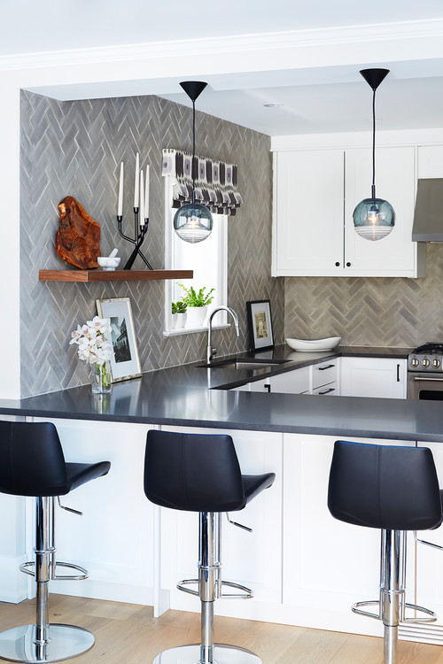41+ Colorful Herringbone Backsplash Ideas ( TRENDY ) Backsplashes
