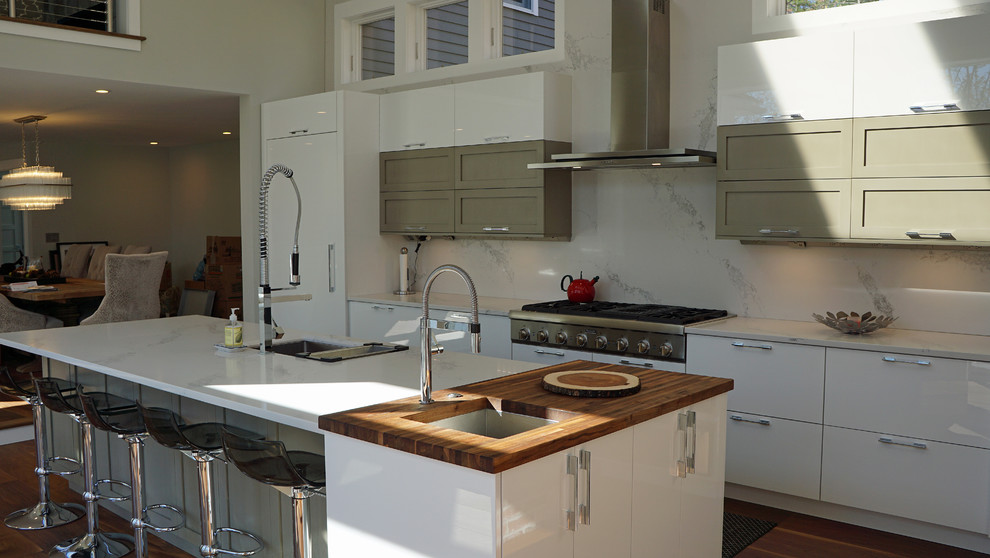 Northborough house Contemporary Kitchen Boston by Spotlight