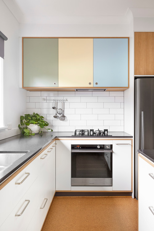 Small Scandinavian Wonder: Colorful Cabinet Capers in Your Kitchen