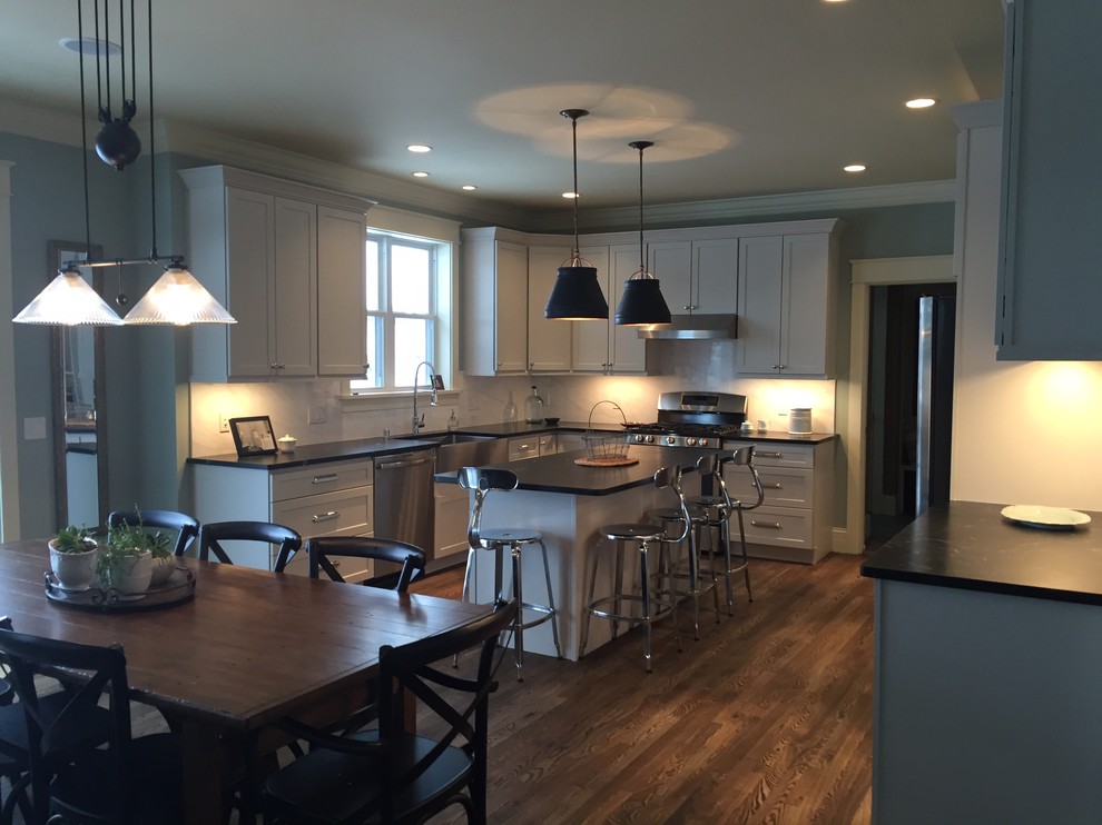 Northwest Craftsman in Kilkenny Farms Waunakee Craftsman Kitchen