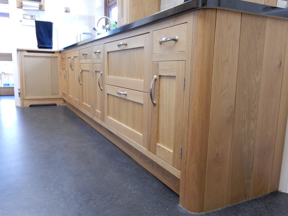 Oak Kitchen and Diner Rounded Corners Contemporary Kitchen