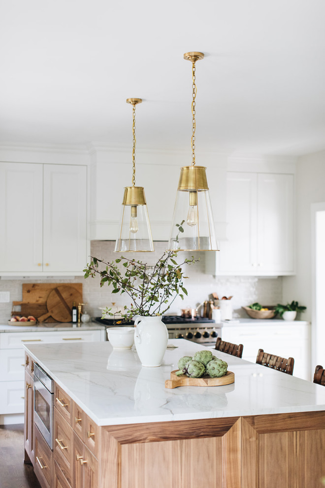 Oak Lake House - Transitional - Kitchen - Chicago - by Laura Design ...