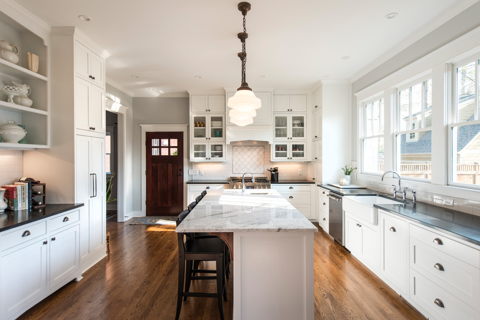 Oakhurst Transformation Transitional Kitchen Atlanta by Hagan Architects, Inc. Houzz