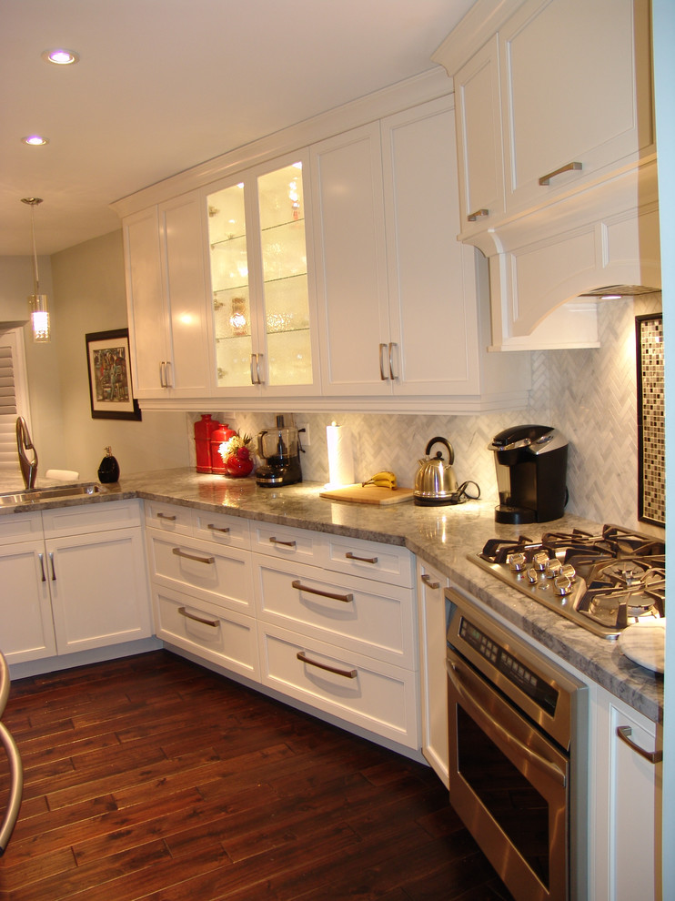Oakville Residence Kitchen & Renovation Transitional Kitchen