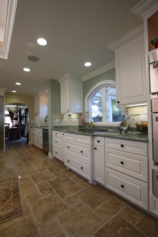 OC Register's Kitchen of the Month Painted White Kitchen Traditional