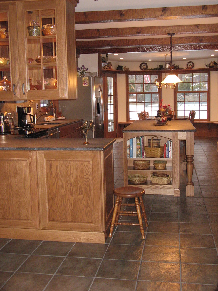 Octagonal Kitchen Addition & Remodel Kitchen New York by Main