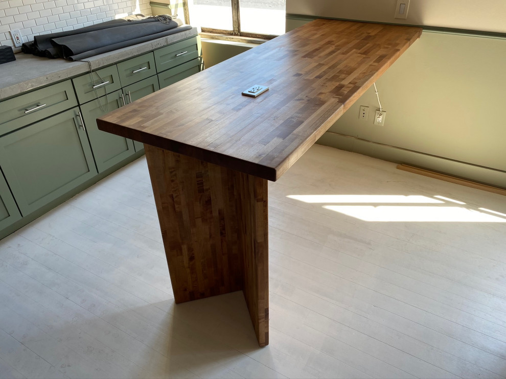 Office kitchen counter Rustic Kitchen Los Angeles by The French Tradition Houzz