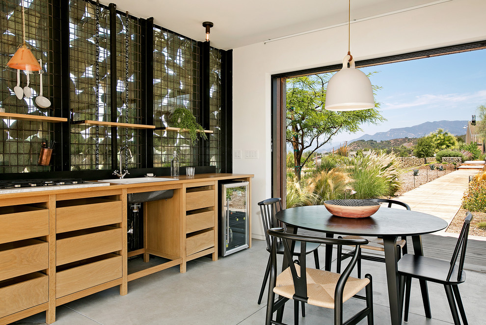 Ojai Farmhouse Contemporary Kitchen Los Angeles Houzz