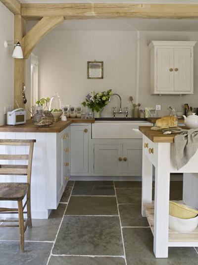 Inspiration for a country kitchen remodel in West Midlands