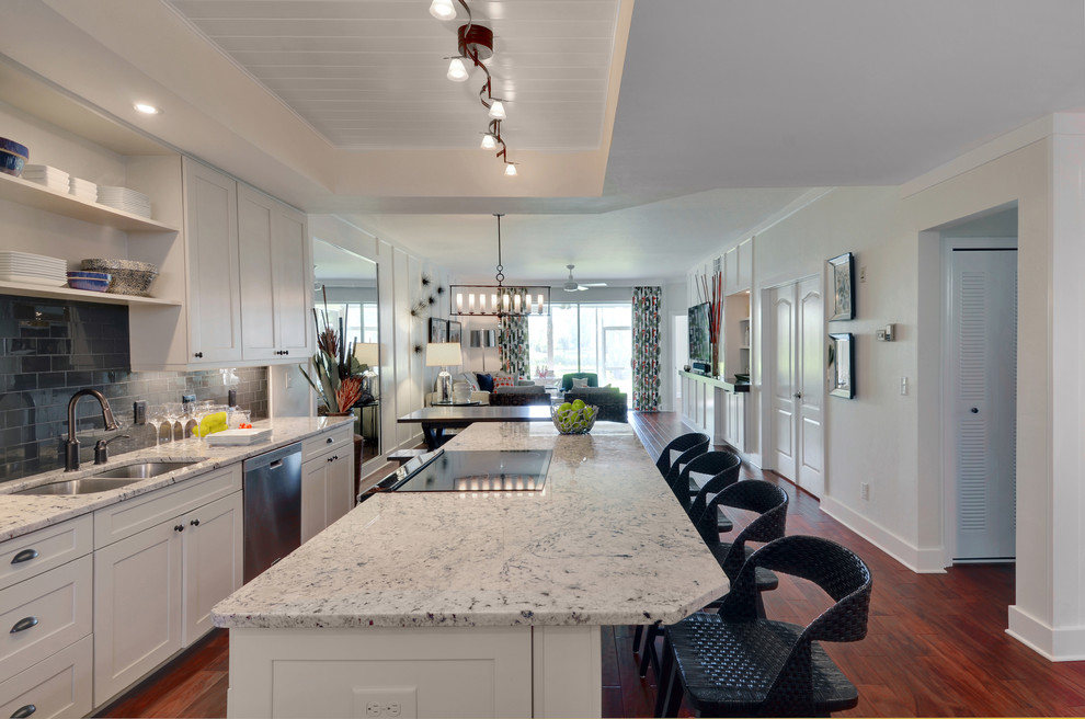 Design ideas for an eclectic kitchen in Miami.