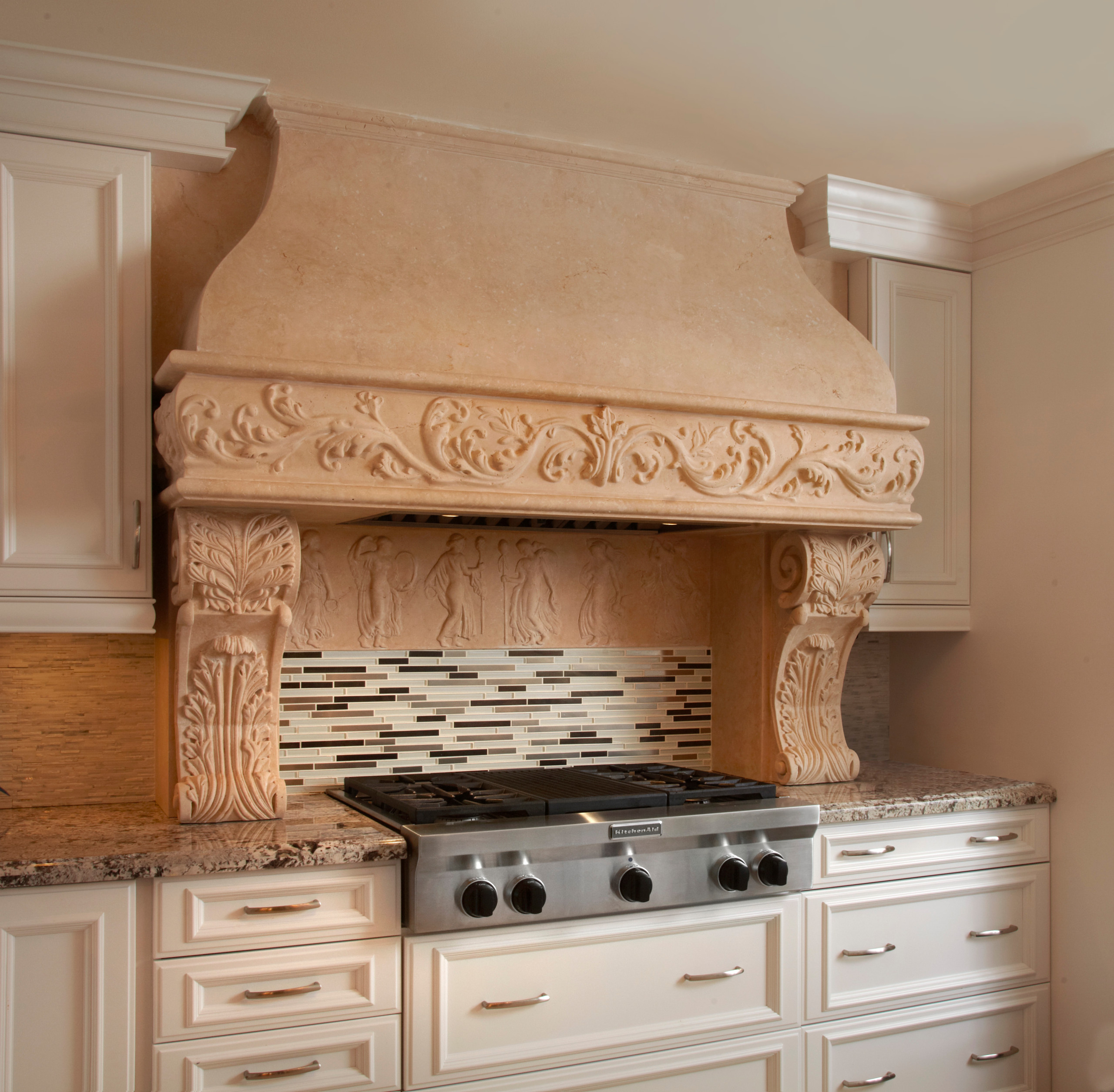 Cast Stone Kitchen Range Hoods - Artisan Kraft