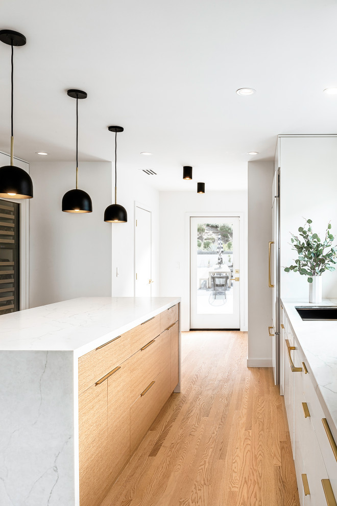 Open Concept Kitchen - Midcentury - Kitchen - Los Angeles - by User | Houzz - Open Concept Kitchen Mid Century