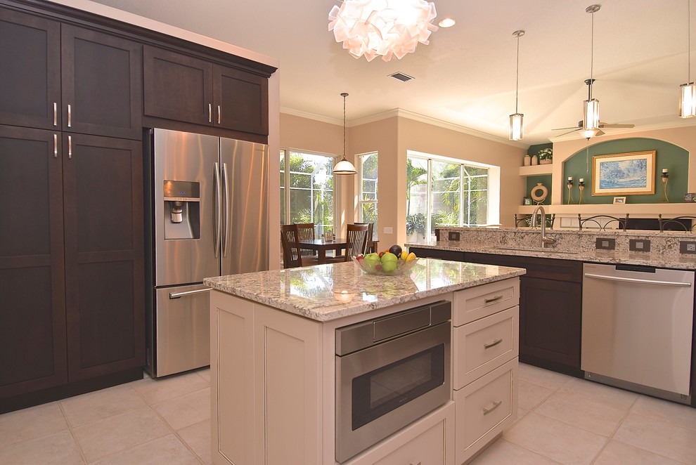 Open Concept Kitchen // Lakewood Ranch - Transitional - Kitchen - Tampa ...