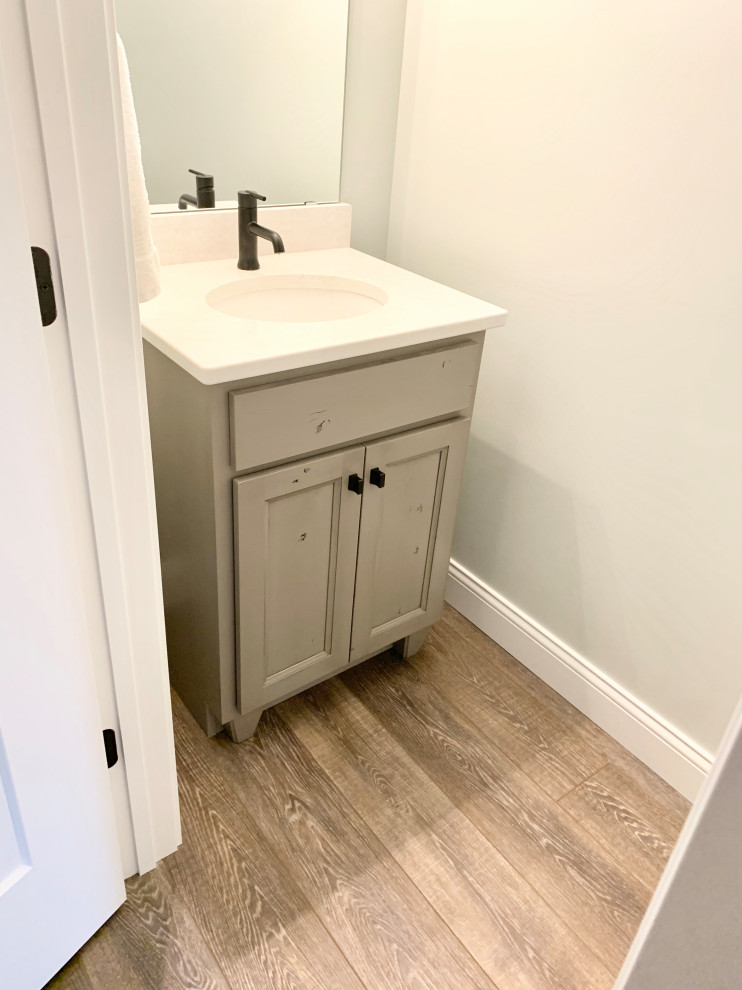 Open Concept Kitchen With Large Island in New Build by Hazelwood Homes