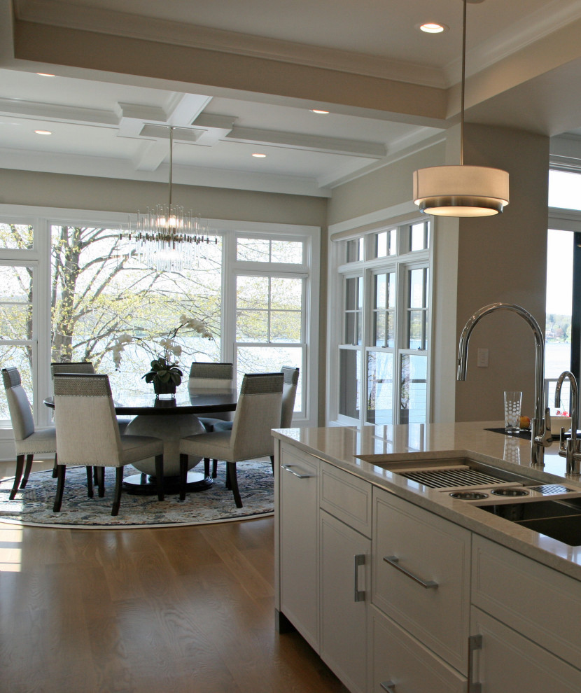 open concept lake house - Transitional - Kitchen - Milwaukee - by ...