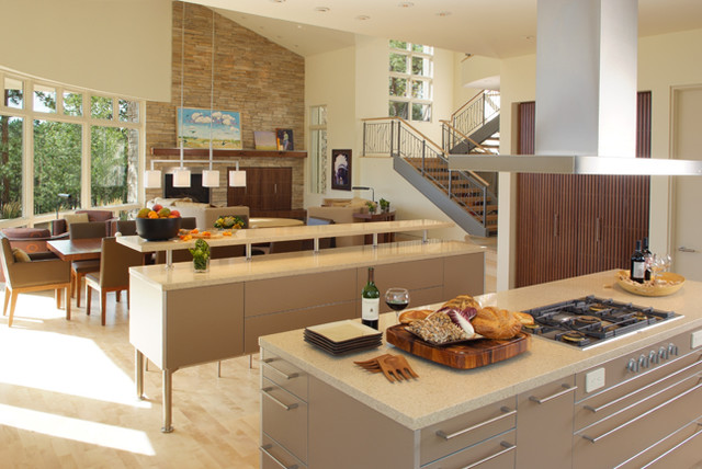 Open Concept Modern Kitchen - Contemporain - Cuisine - Denver - par ...