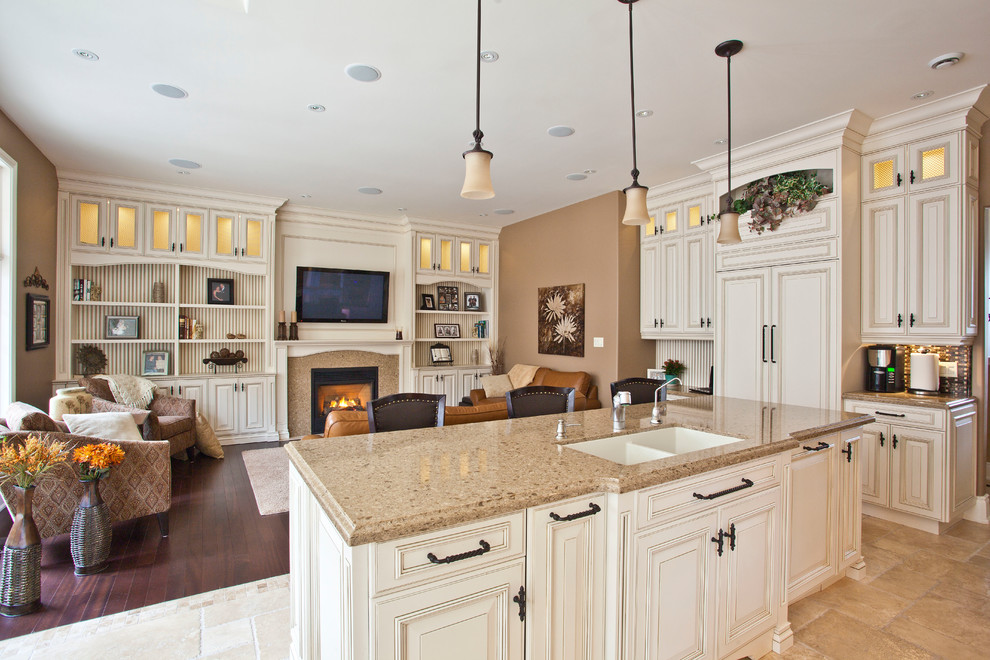 Open Concept Traditional Living - Traditional - Kitchen - Toronto - by