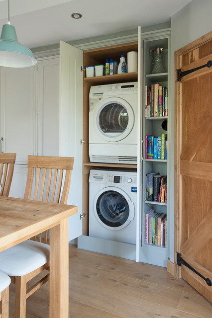 Opbevaring vaskemaskine og Skjul dem i skabe, små rum andre smarte løsninger